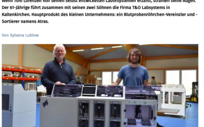 Kieler Nachrichten: Firma entwickelt wichtige Laborsysteme!