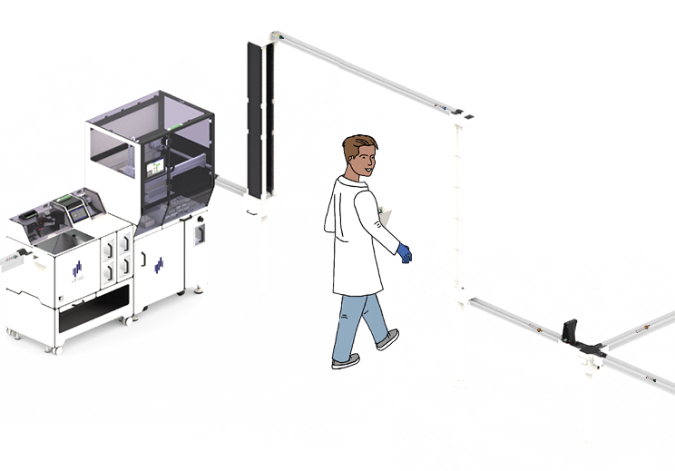 Automatische Probenverteilung durch InTrac